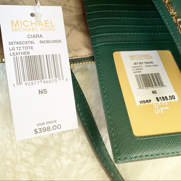 NWT Michael Kors Ciara Tote & Wallet - Picture 7 of 8